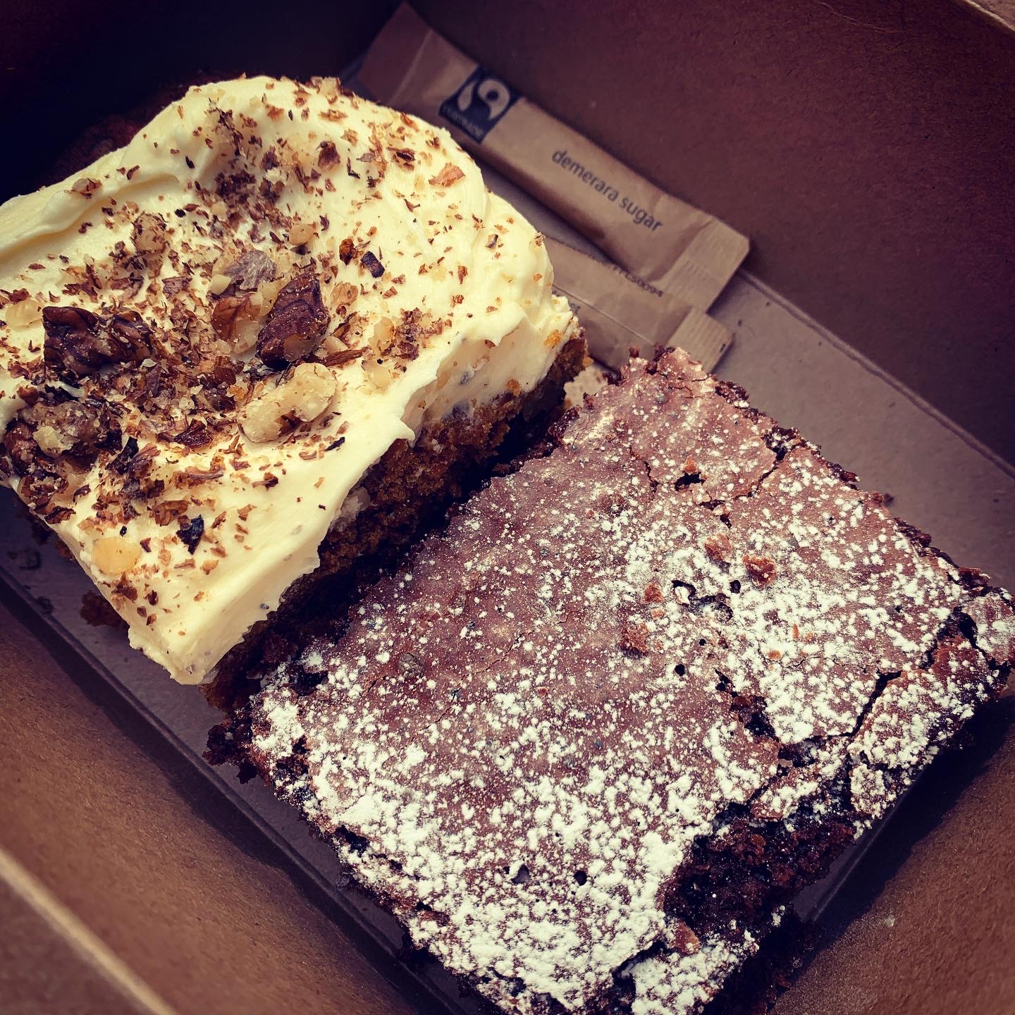 Brownie and Carrot Cake